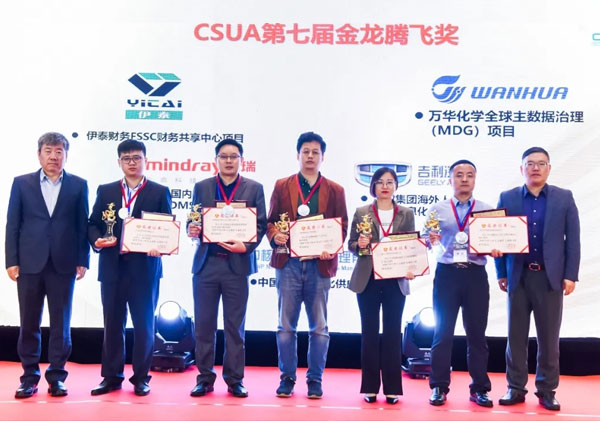 世俱杯app官方财务FSSC财务共享中心项目荣获CSUA金龙腾飞奖